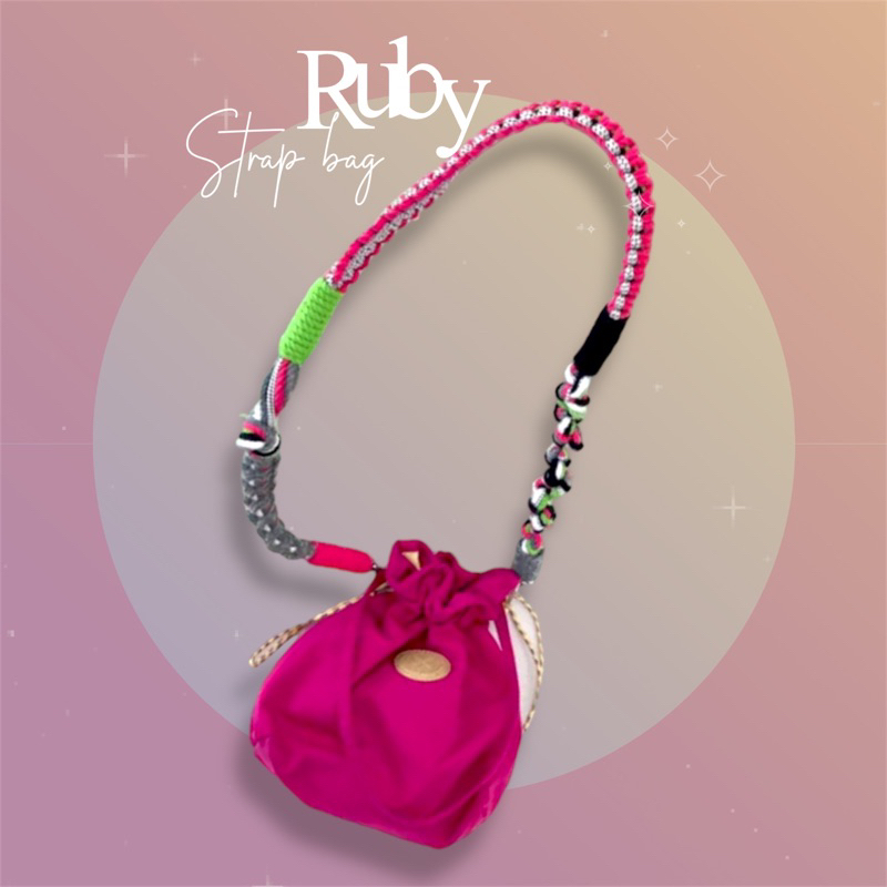 RUBY STRAP BAG MACRAME // TALI TAS