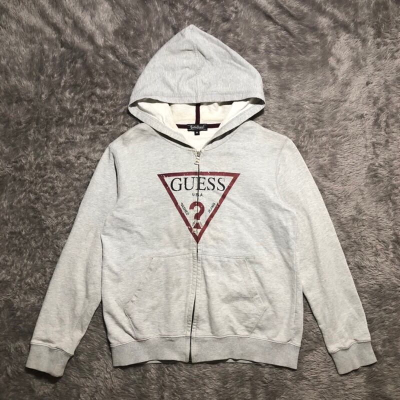 zipper hoodie Guess