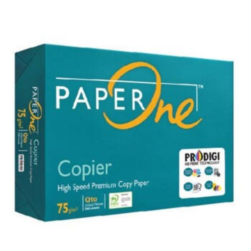 

Promo KERTAS HVS PAPER ONE 80/75GR QUARTO / KERTAS FOTOCOY / KERTAS PRINT (1 Dus)