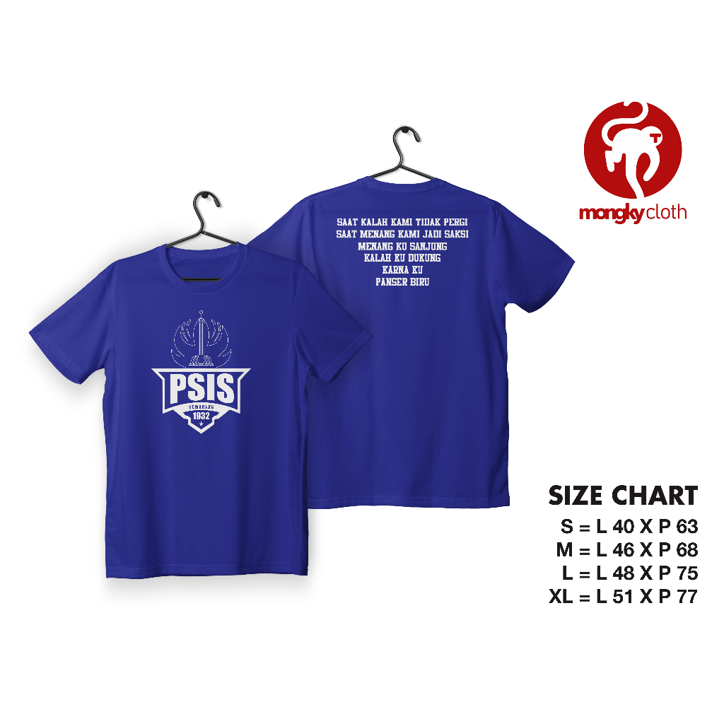 kaos psis semarang panser biru