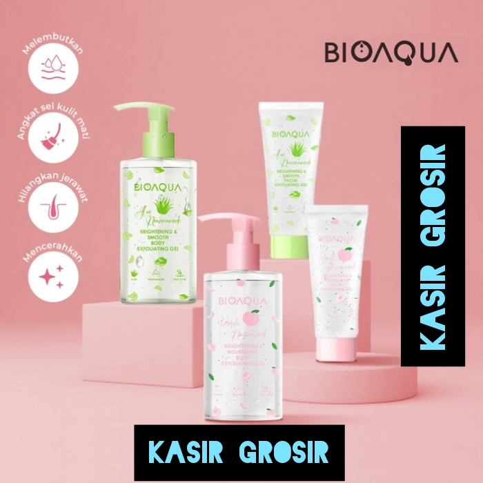 BIOAQUA Facial & Body Exfoliating Peeling Gel / Exfoliasi Wajah Bioaqua Gel