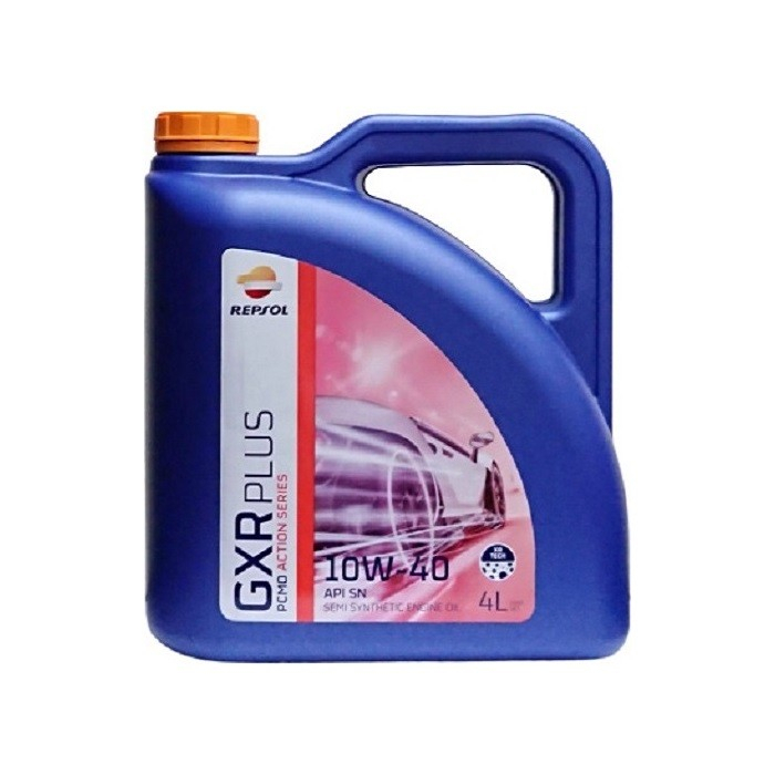 OLI REPSOL 10W-40 GXR PLUS API SN KEMASAN 4 LITER 100% ORIGINAL