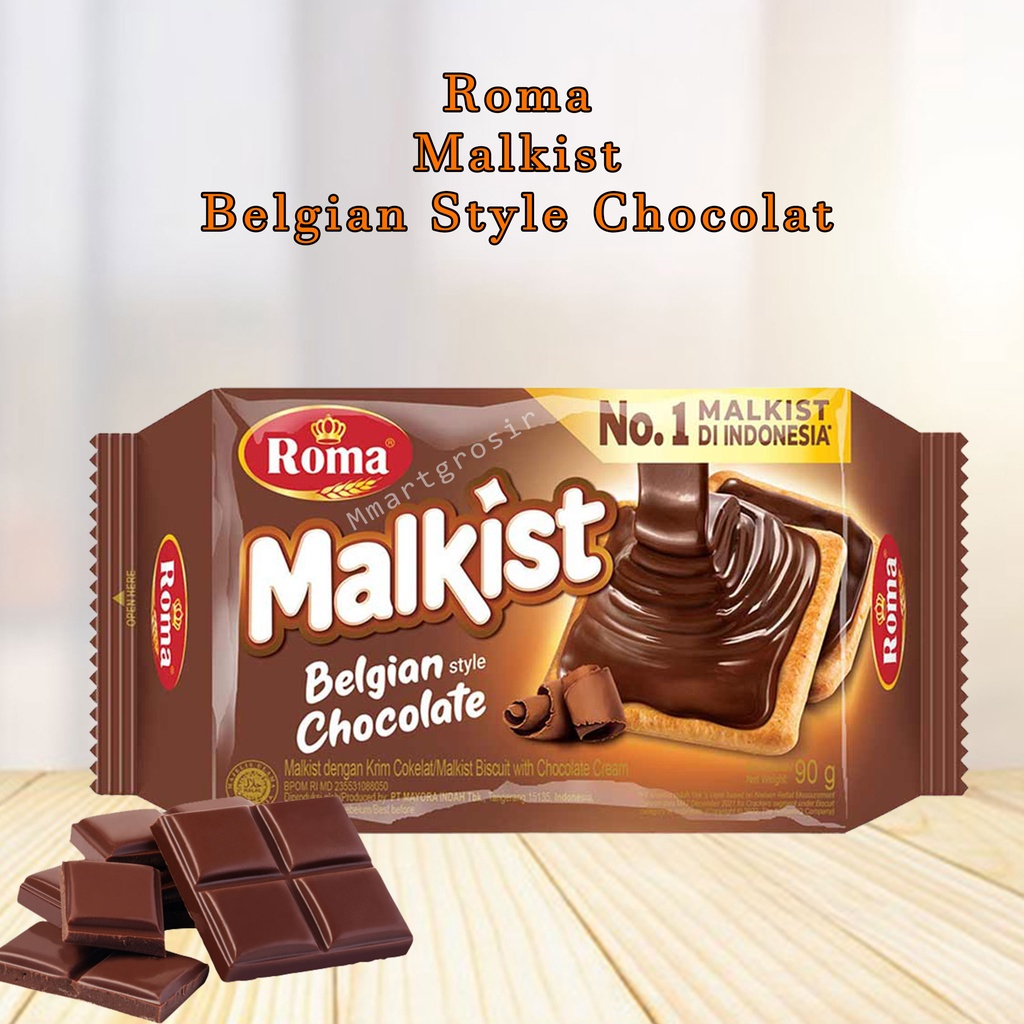 ROMA MALKIST COKELAT 90g / BISKUIT