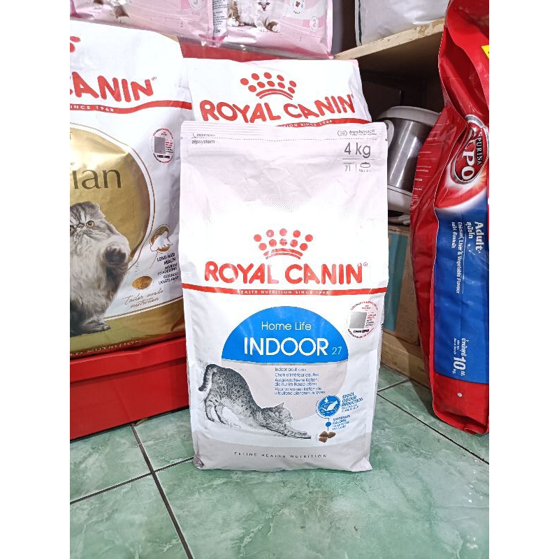 ROYAL CANIN INDOOR 27 KEMASAN 4KG FRESHPACK/ RC INDOOR 27/ CAT FOOD / INDOOR