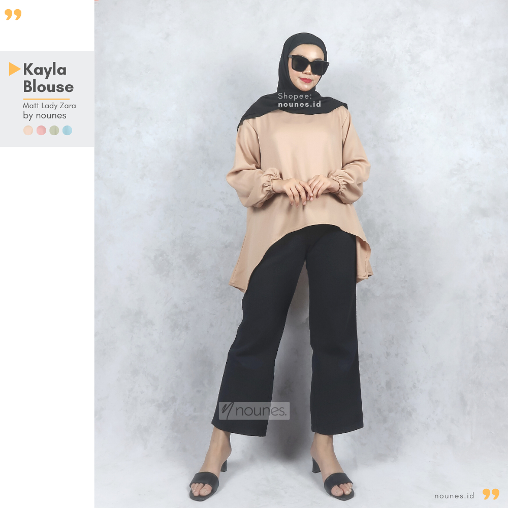 Nounes Kayla Plain Blouse LD 110
