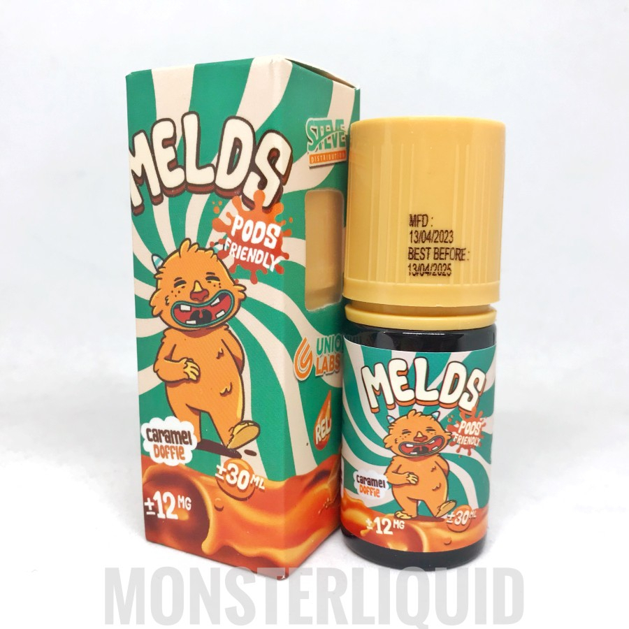 PODS FRIENDLY MELDS V3 CARAMEL DOFFLE BY UNIONLABS 12MG 30ML