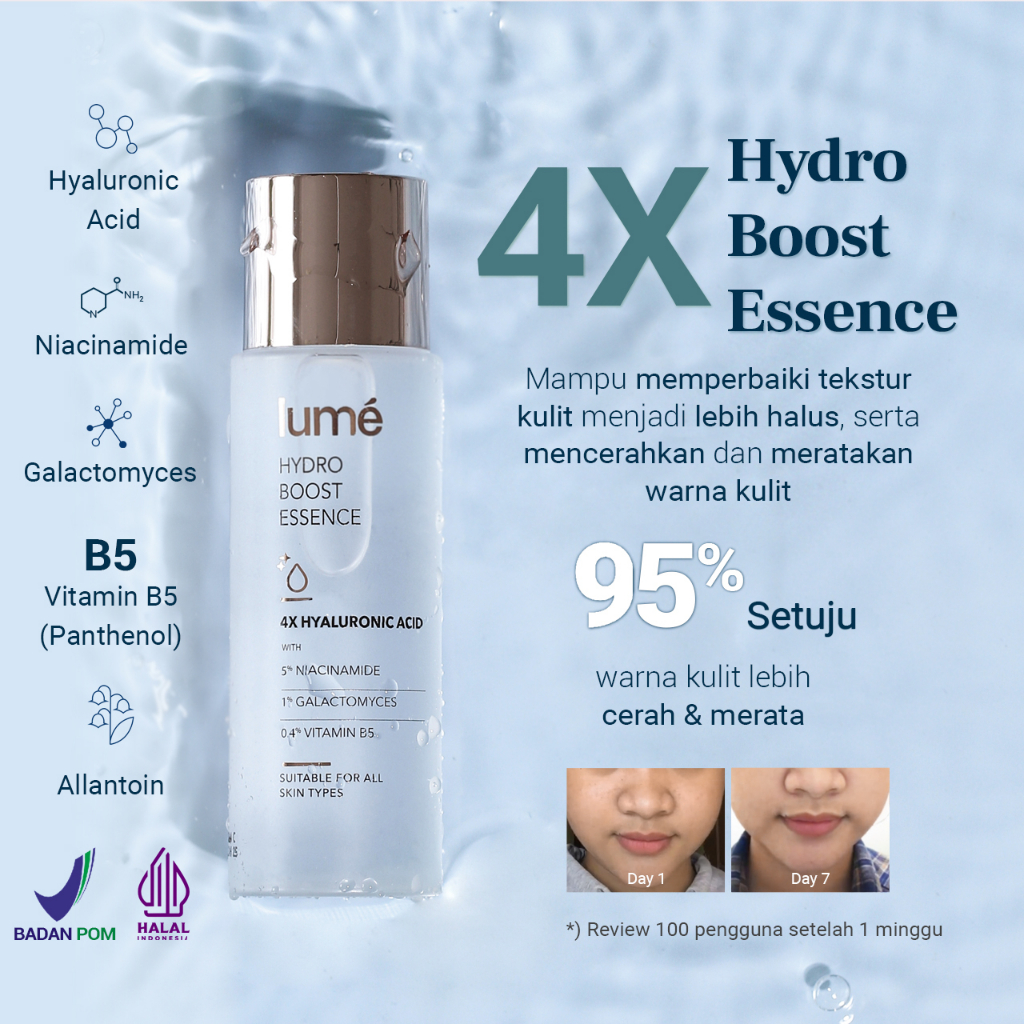 LUME Hydro Boost Essence with Hyaluronic Acid