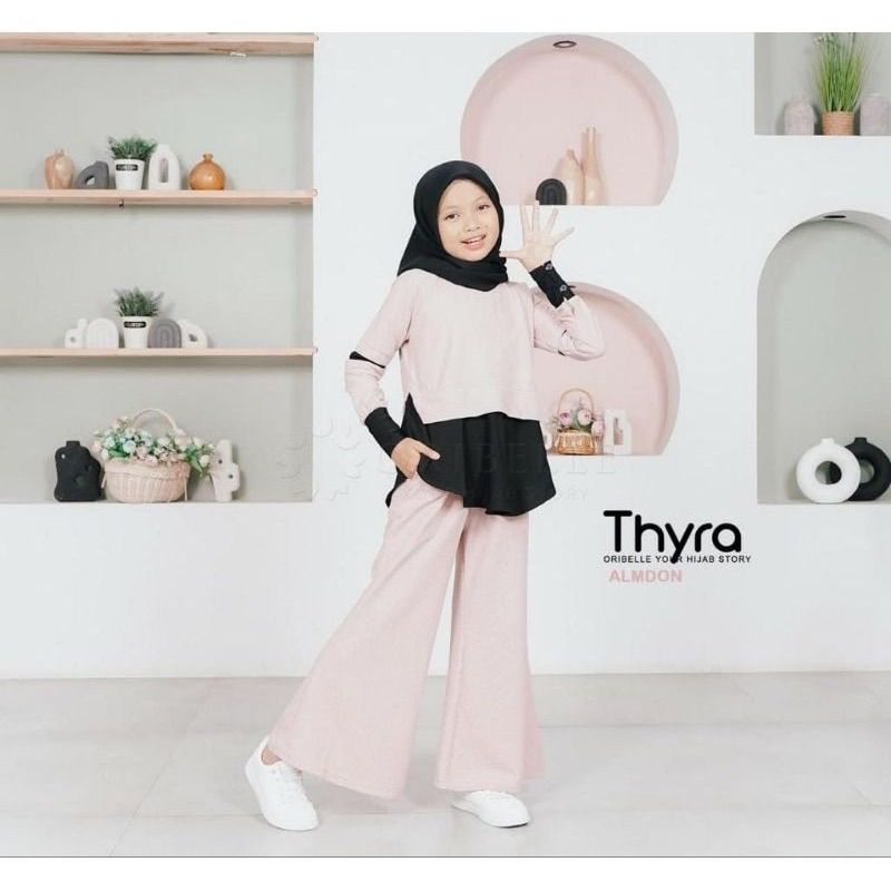 Thyra set kids / set anak perempuan usia 9-11 tahun