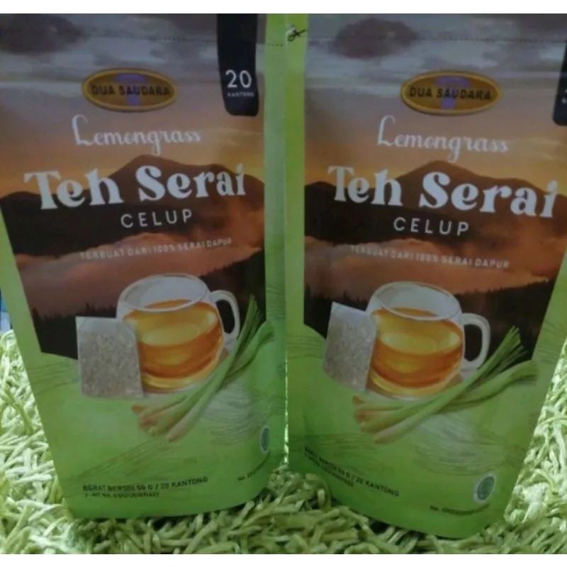 

Teh alami serah/lemongrass 20 bag / bks @ 2,5 gr