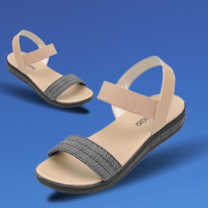 Sandal Wanita Korea Style Original Sandal Flat Cewek Tapi Karet Premium