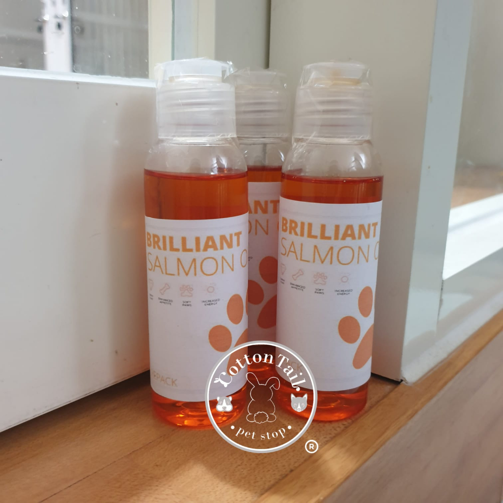 Brilliant Salmon Oil For Dog Cat 80 ML ( REPACK ) - Vitamin Omega Anjing Kucing