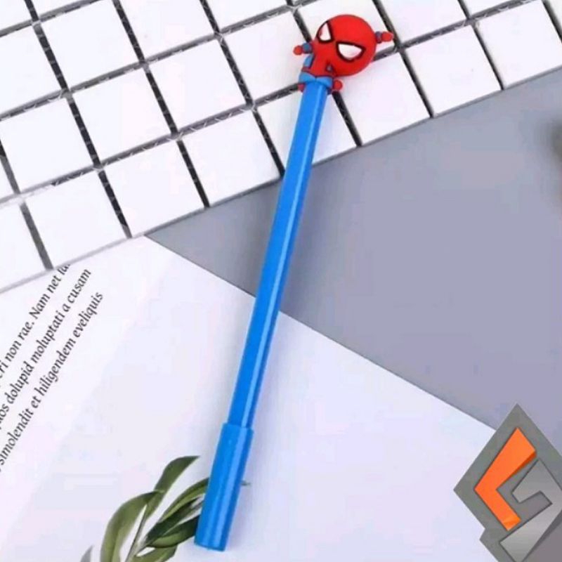 

Pena Karakter Lucu Pulpen Fancy Gel Karakter Kartun Spiderman