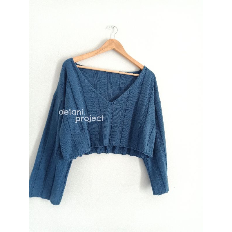 Zia Crop Blouse Knit