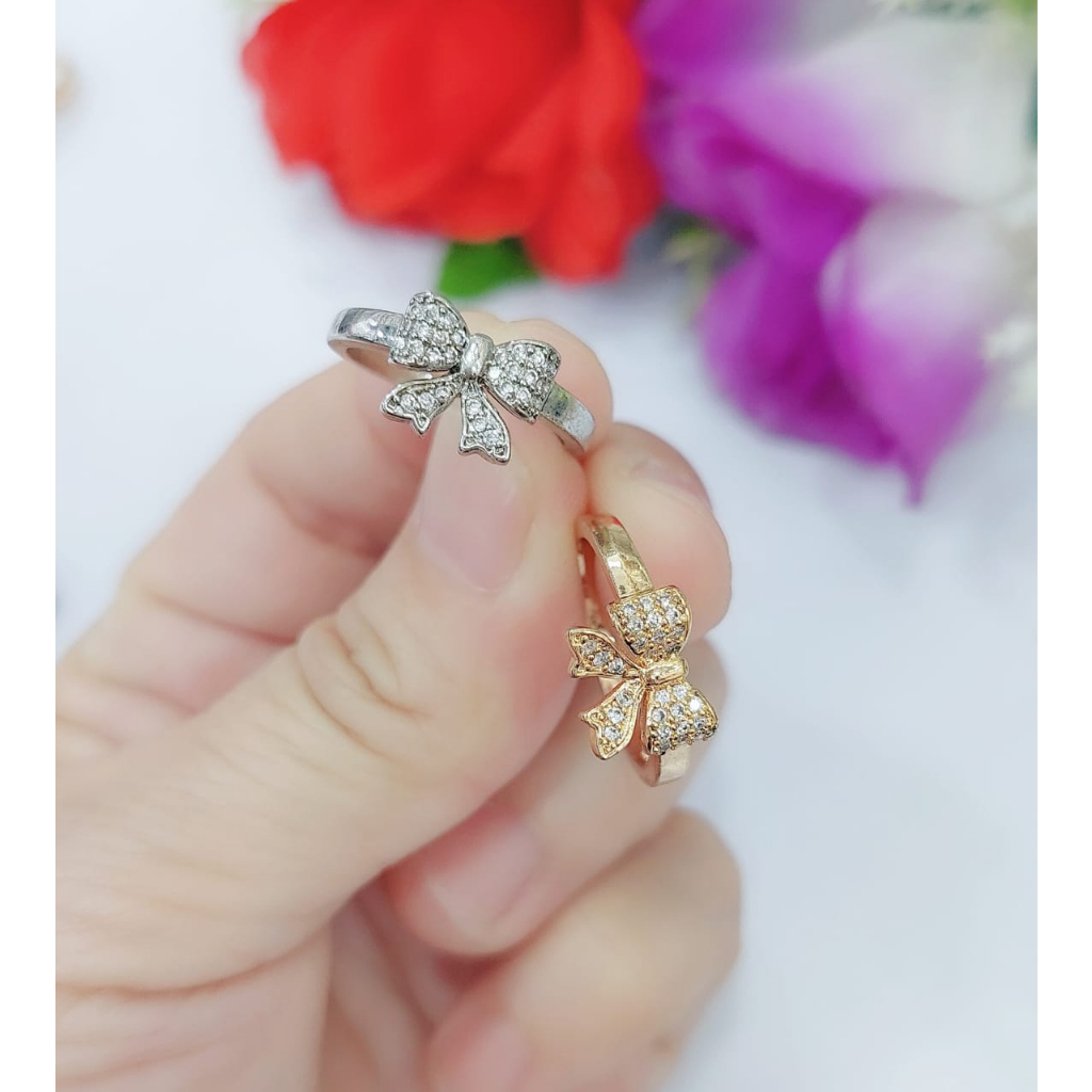 Cincin Xuping Permata Lapisa Emas Perhiasan Fashion R152 153 154