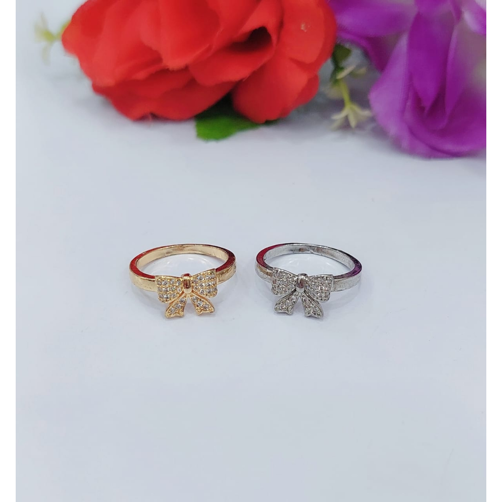 Cincin Xuping Permata Lapisa Emas Perhiasan Fashion R152 153 154