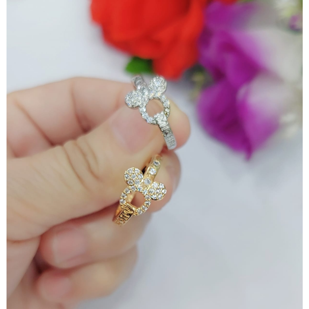 Cincin Xuping Permata Lapisa Emas Perhiasan Fashion R152 153 154