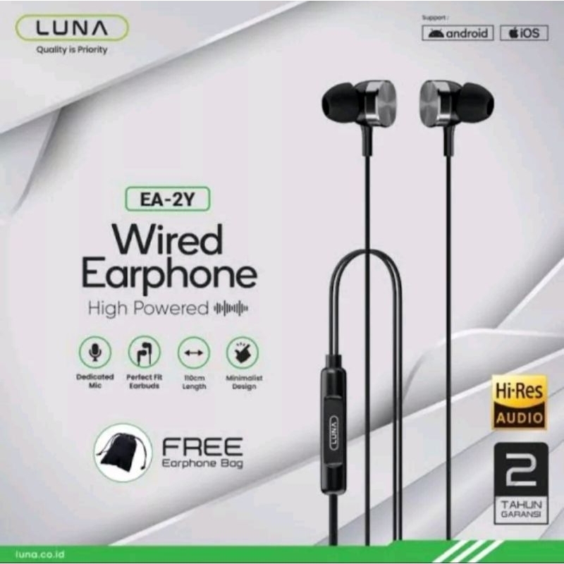 HF HANDFREE LUNA COLOKAN 3.5MM ALL TYPE VARIASI