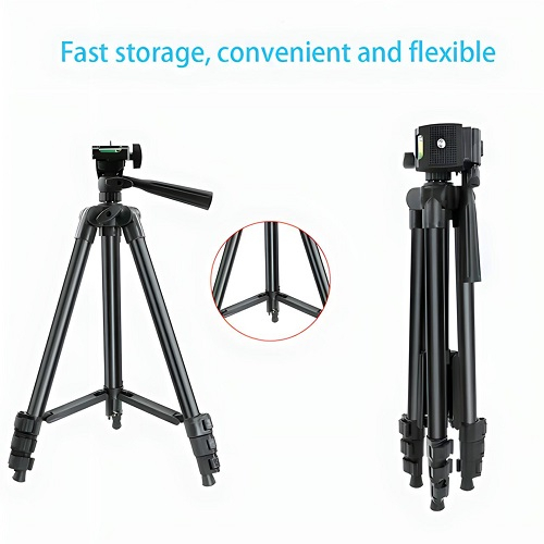 TRIPOD 3120A FOLDABLE CAMERA MOBILE TRIPOD (BLACK EDITION) WT-3120A