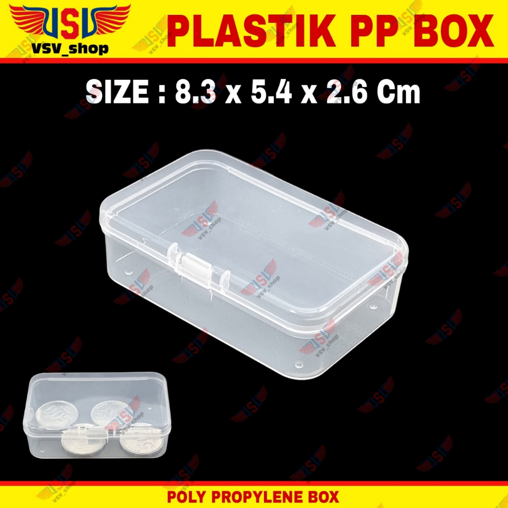 Kotak Plastik 3pcs Box Plastik Kecil PP Box organizer Plastic Case 3pcs