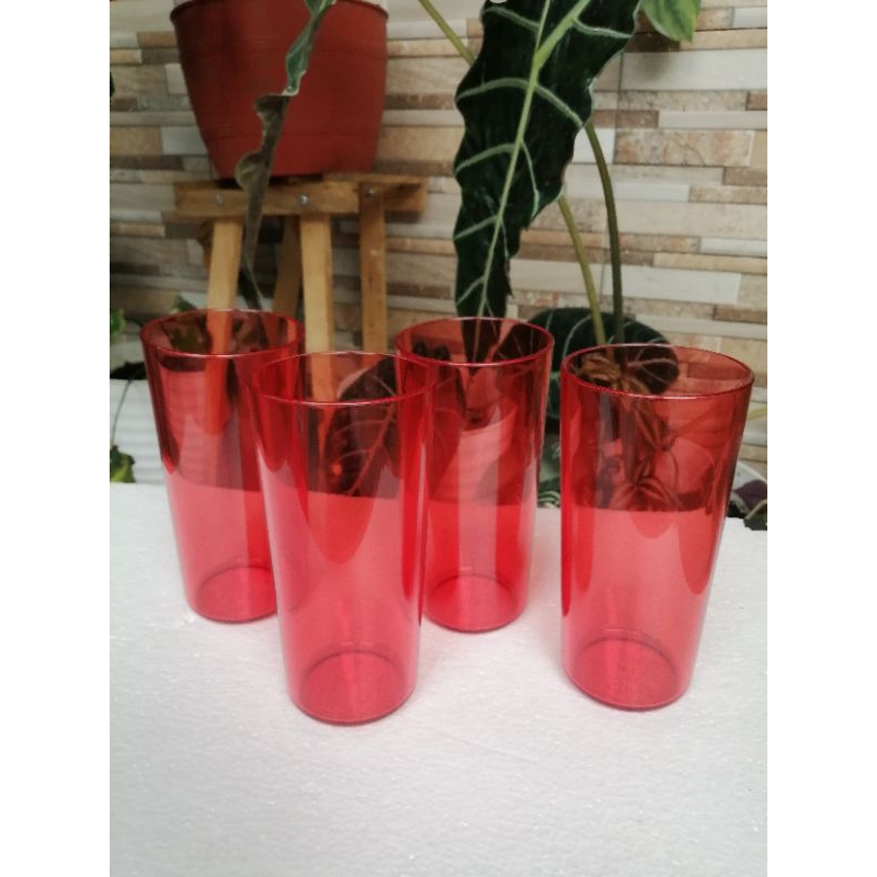 clear glass tupperware / gelas tupperware (4)