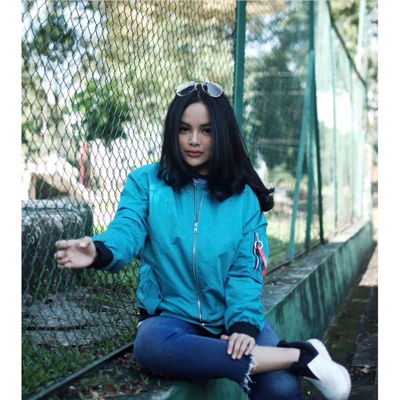 trackit jaket bomber piceno hijau tosca