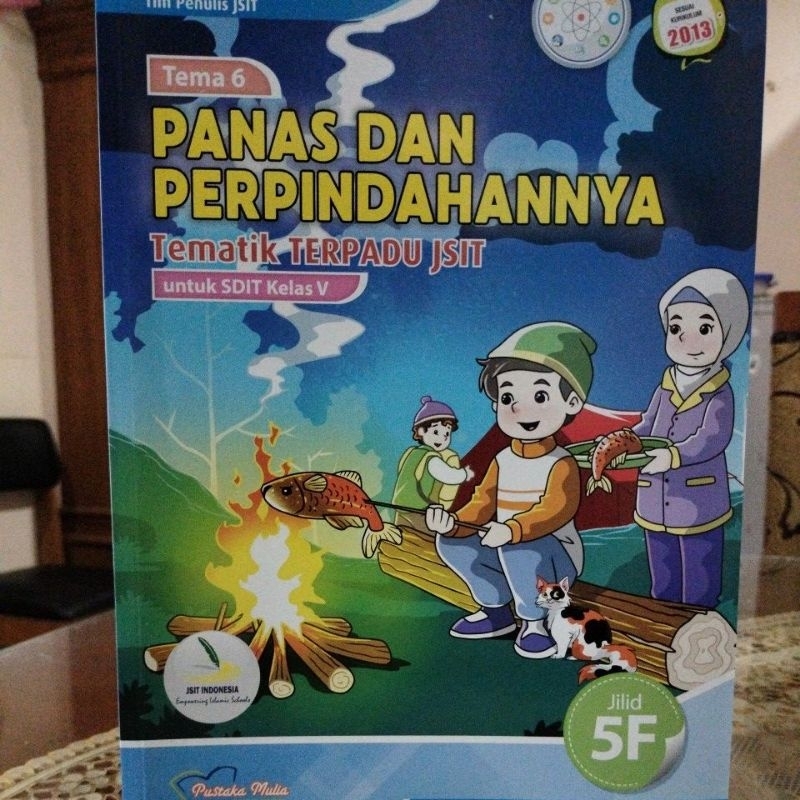 Tematik SDIT kelas 5 tema 6 Jilid 5F, Tematik Terpadu JSIT,  pustaka Mulia