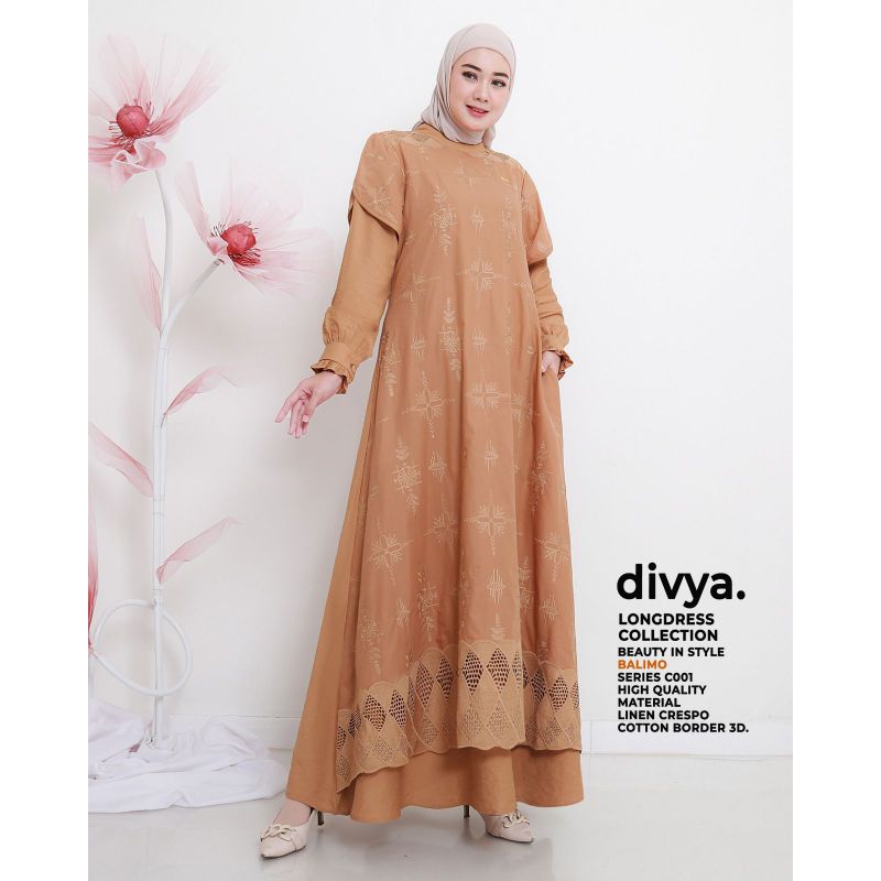 Gamis Dress Wanita Terbaru Divya/Talea by Balimo