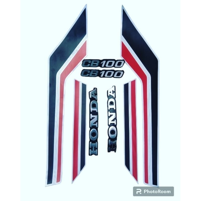 striping tangki Honda cb100 k5 emblem logo tangki Honda cb100 k5