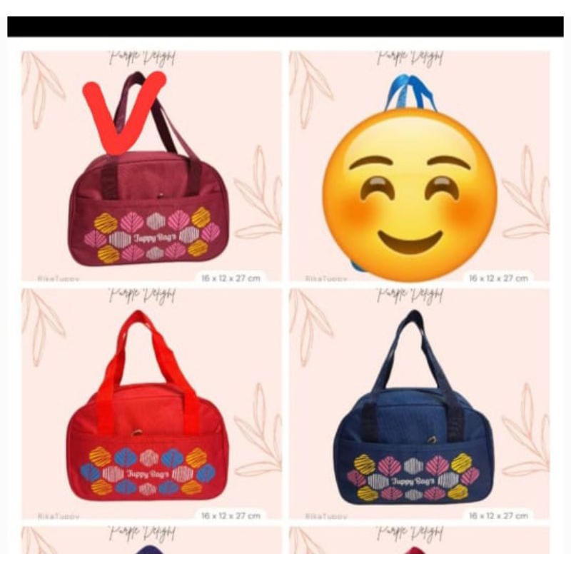 tas bekal muat tempat makan dan minum