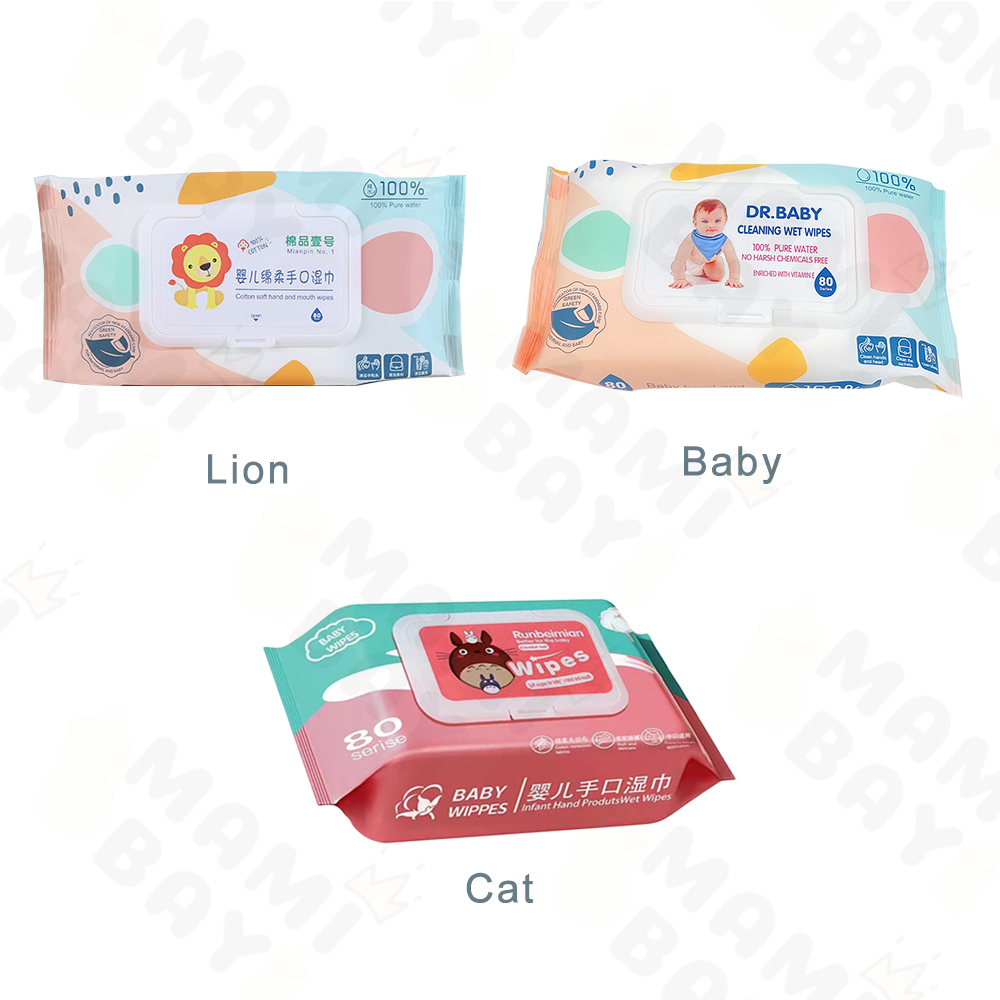 OKEYI 80 lembar Pure tisu basah bayi antibacterial baby wipes