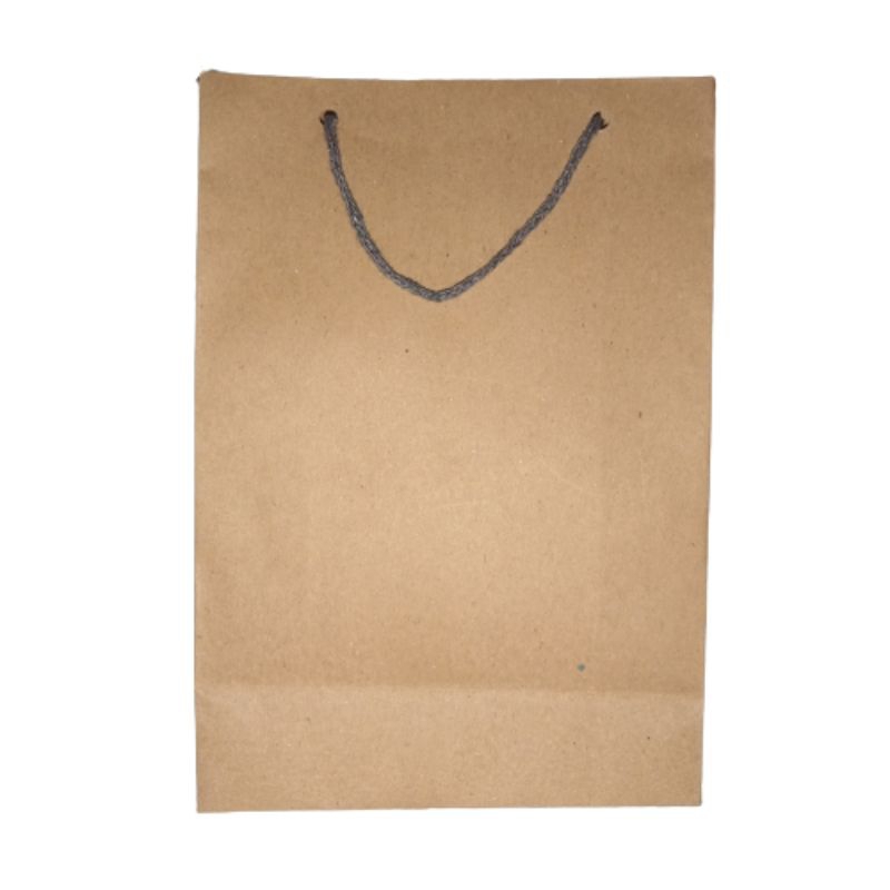 PAPERBAG POLOS KRAFT 15*7*21