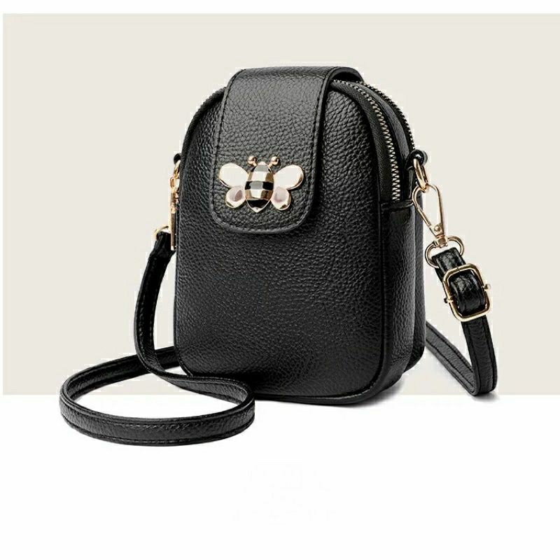 Tas Selempang Kulit Wanita Dompet Hp Cewek Mini Slingbag MK 8052