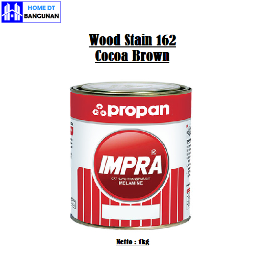 IMPRA WOOD STAIN WS 162 B - COCOA BROWN 1 Liter