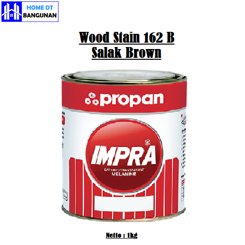 IMPRA WOOD STAIN WS 162 B - SALAK BROWN 1 Liter