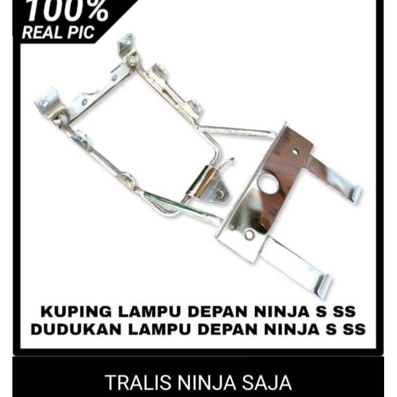 Breket Lampu Depan Ninja R SS Crum Pangkoan Tralis Kualitas Terbaik