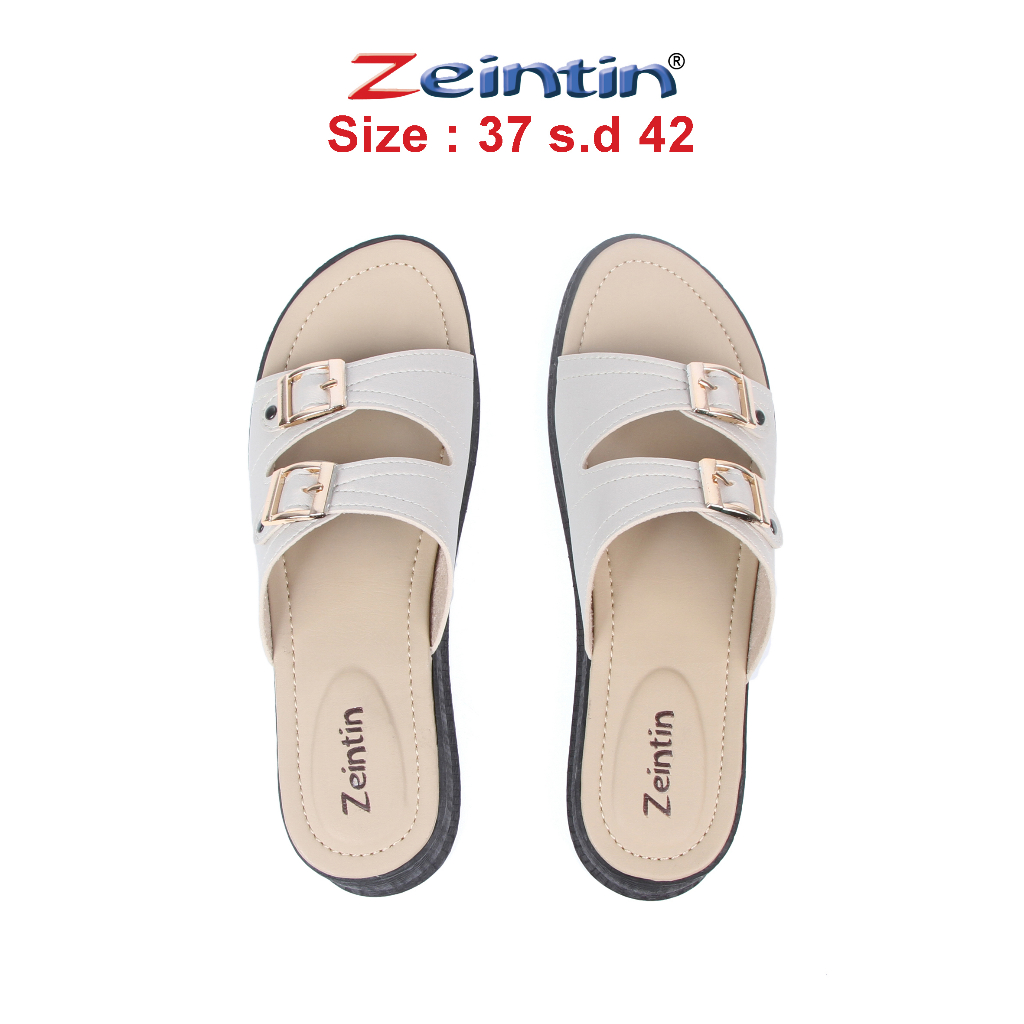 Zeintin - Sandal Wanita Sandal kulit Sintetis Wanita Terbaru  Sandal Ibu Ibu Sandal Kasual Formal HP