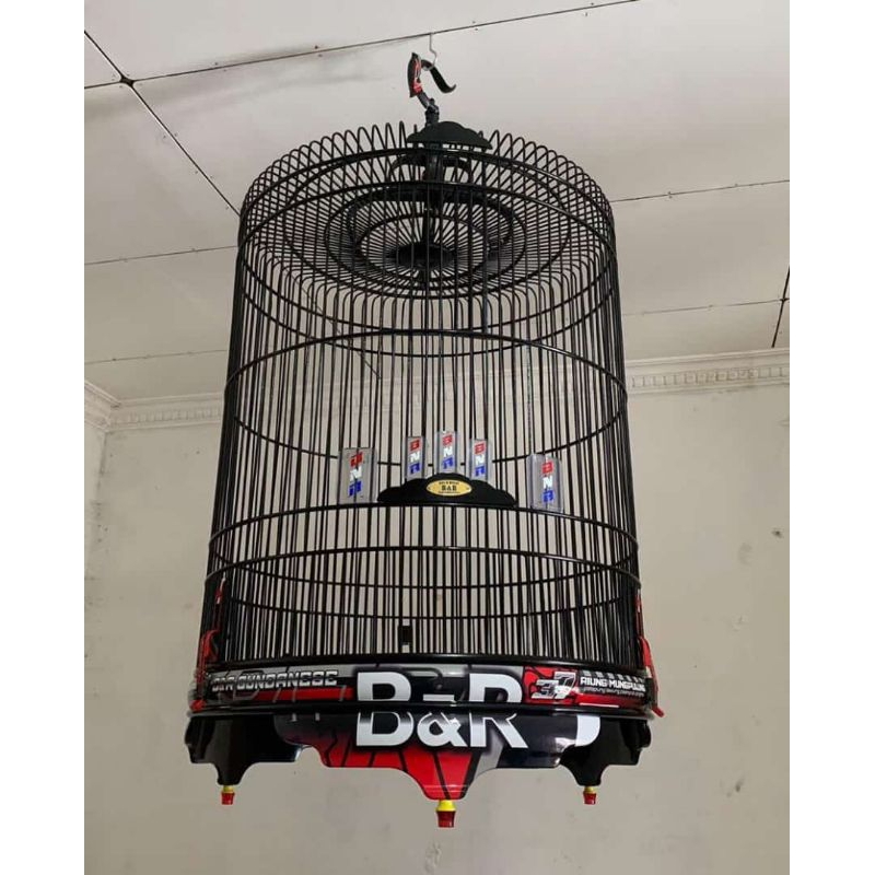sangkar BNR / kandang BNR / sangkar murai / kandang murai / sangkar BNR PVC / sangkar BNR decal