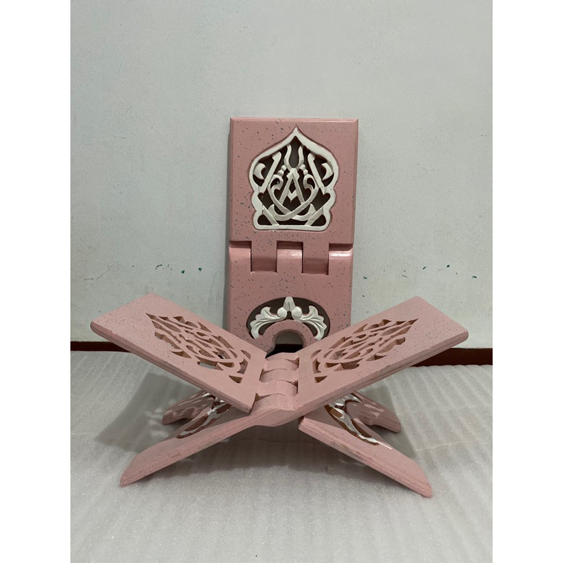 Rekal Alquran Warna - Tatakan Al Quran / Dudukan Al Qur'an - Pink