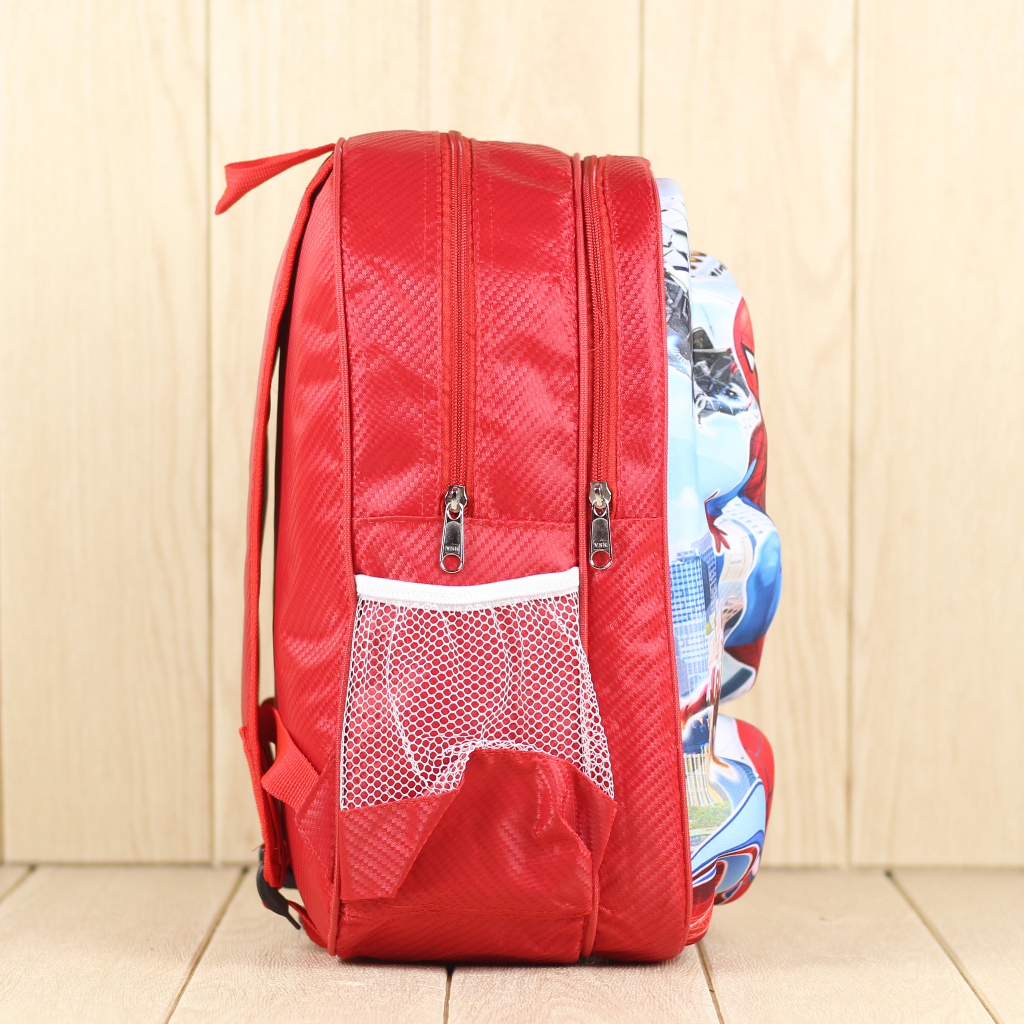 Tas Anak Laki Laki Tk Spiderman Merah 3D Tebal Ransel Sekolah Gendong Keren Anak SD Tas Merah Bagus TK Paud Termurah Ransel Timbul Sekolah Untuk Ngaji