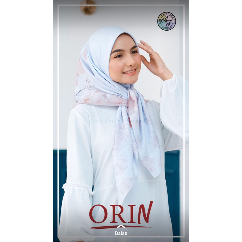ORIN Hijab Motif Segi Empat - Al Fajri Scraft -