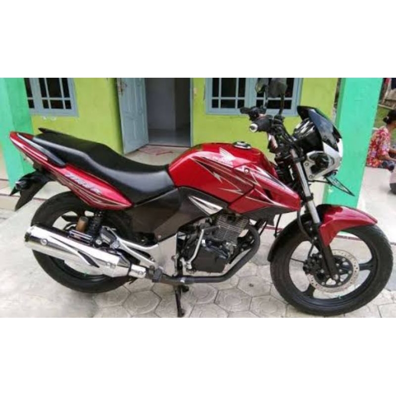 striping stiker Les body Honda Tiger Revo 2012 merah bahan original
