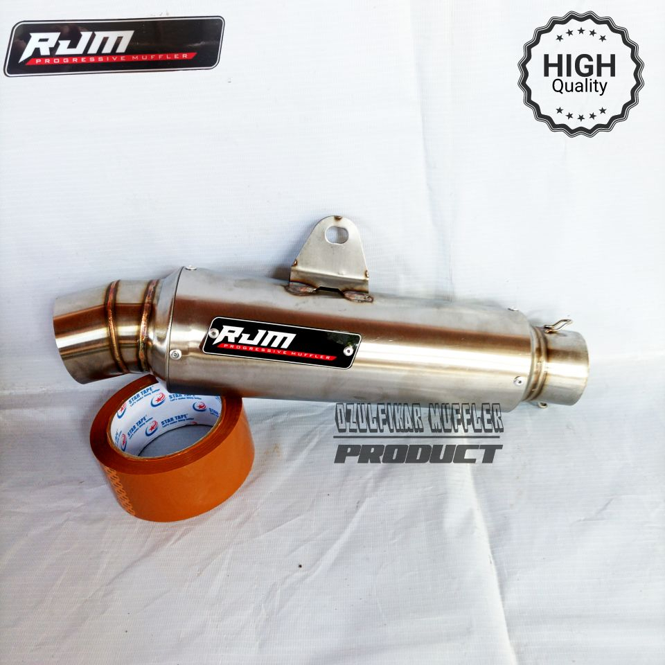 Knalpot rjm kompetisi winner 25cm saringan full setengah