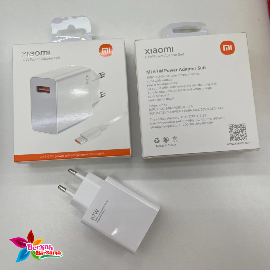 Charger Cashan tc ORIGINAL 100% XIAOMI 67W TURBO CHARGER Redmi note9 note 9pro Redmi note 10 note 10 pro redmi note 11 note 11 pro Redmi note 12 note 12 pro redmi 9a Redmi 9c redmi 9 Redmi 10 Redmi 10a Redmi 10c Redmi 12c Redmi 11 Poco F4 Poco X3 BB8462