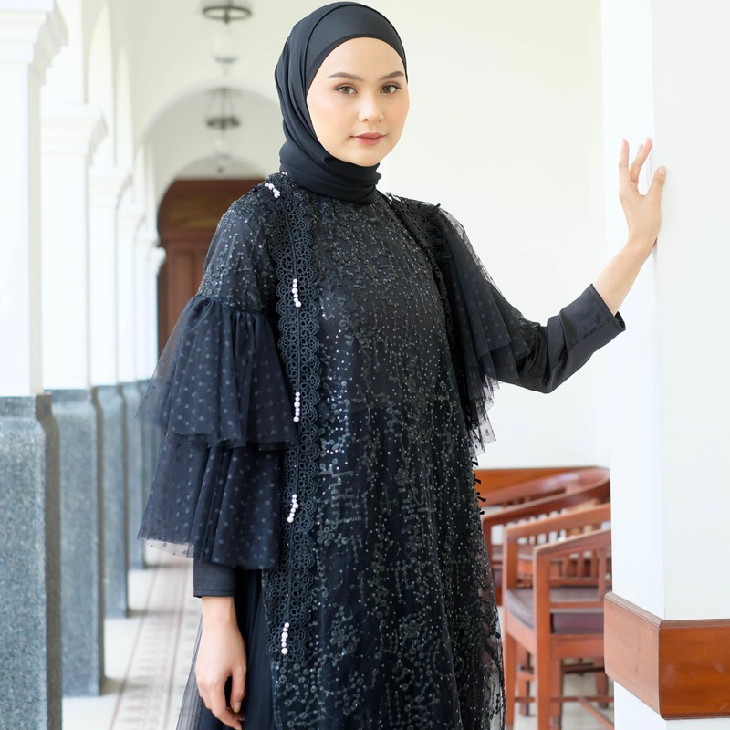 Baju Lebaran FNDLABELS Belisa Set Inner Outer Baju Pesta Premium Mom And Kids Baju Pesta Ibu dan Ana