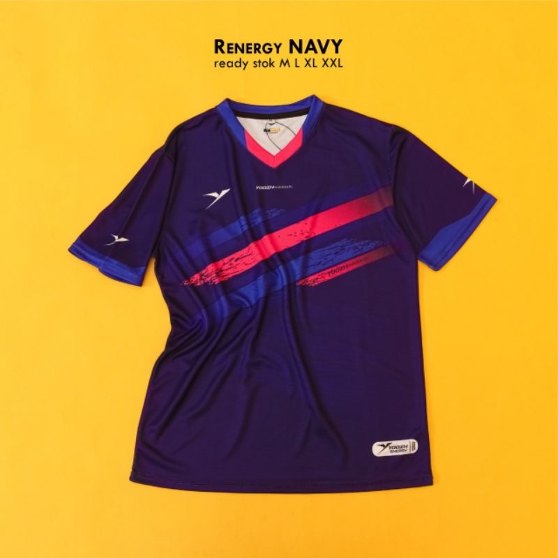 [ ANAK & DEWASA ] BAJU RENERGY NAVY BAJU RENERGY KAOS BADMINTON VOLLY GOWES IMPORT PINGPONG JERSEY O