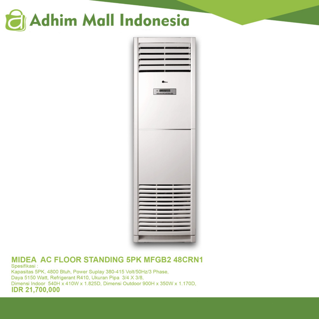 MIDEA  AC FLOOR STANDING 5PK MFGB2 48CRN1