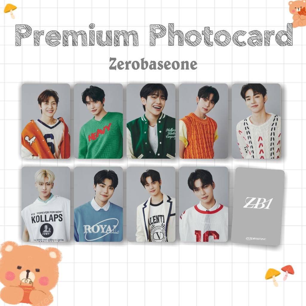 PHOTOCARD PC PREMIUM ZEROBASE 1 II ZB 1