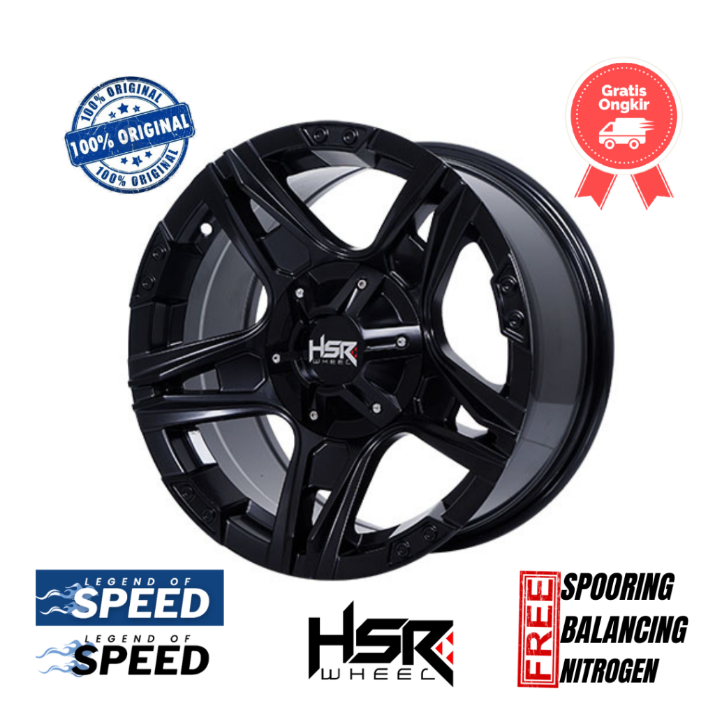 Velg HSR Ring 16 SABAKU ( Fortuner, Pajero, Ranger, Triton Dll )