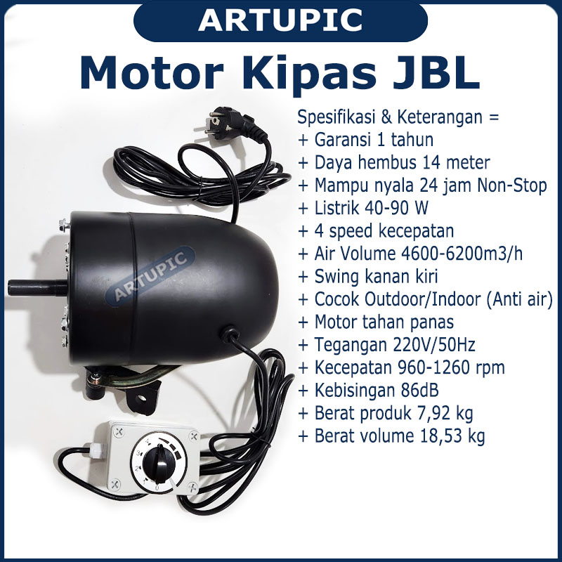 Kipas STANDING Fan 30 inch merk JBL Kipas Angin Berdiri Standing Kandang Gudang Garasi DLL