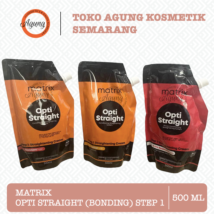 [AGUNGSMG] - Matrix Opti Straight 500 ml / rebonding matrix / pelurusan rambut matrix